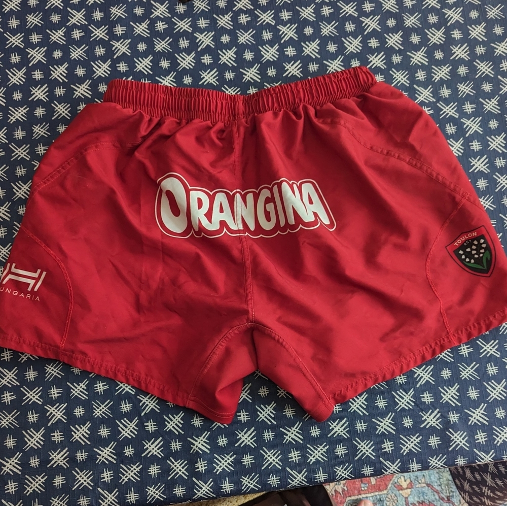 Toulon RCT Team Rugby Shorts - XL - Red/Maroon